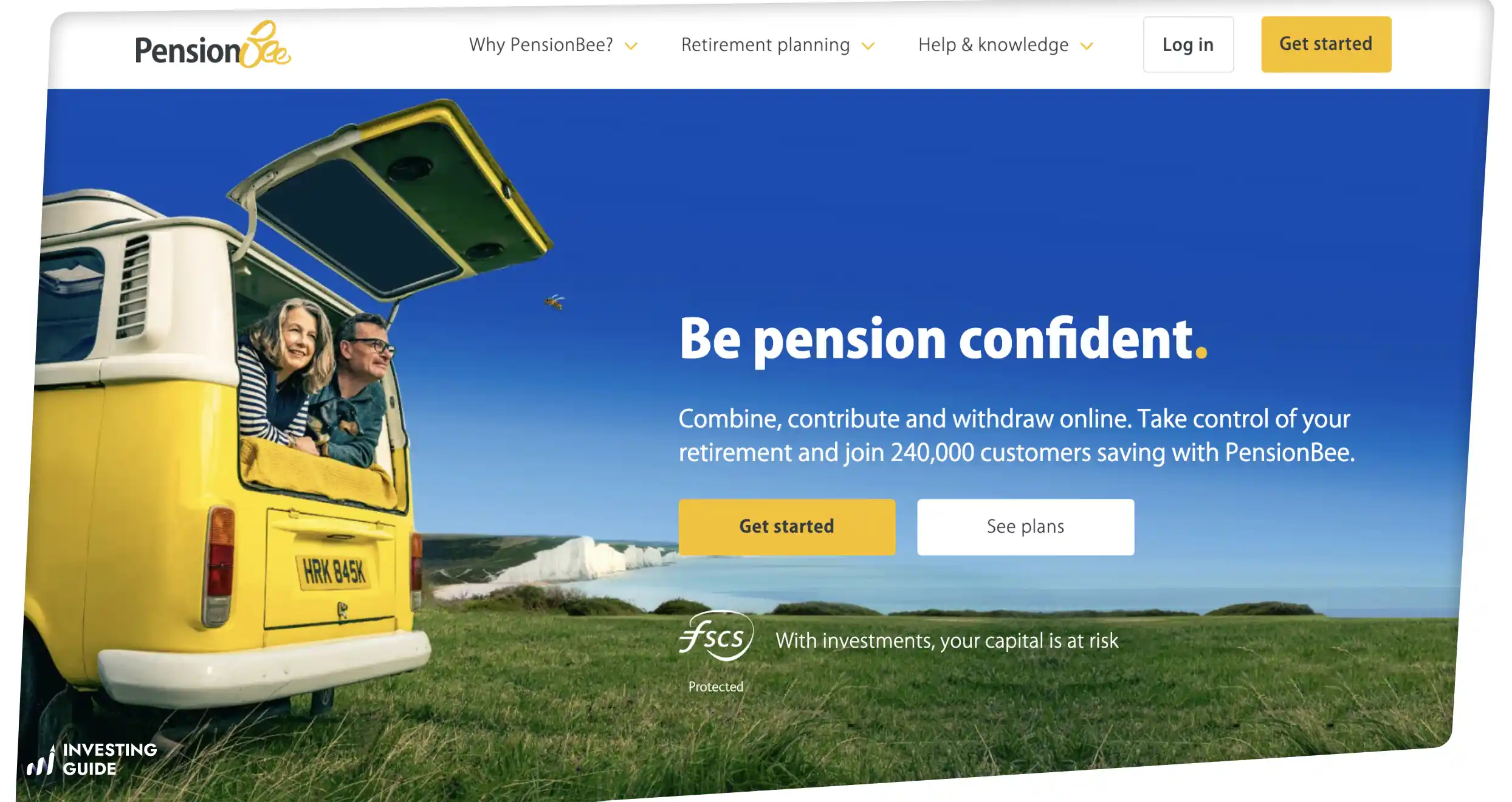 PensionBee screen 1