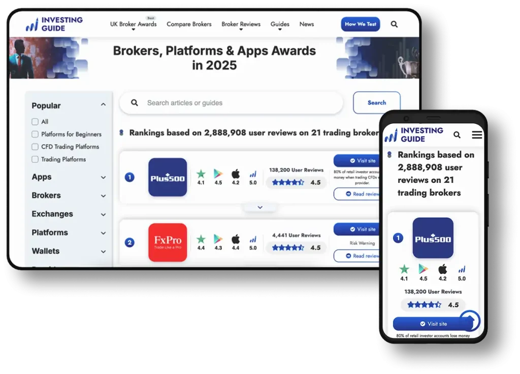 start trading and investing screenshot